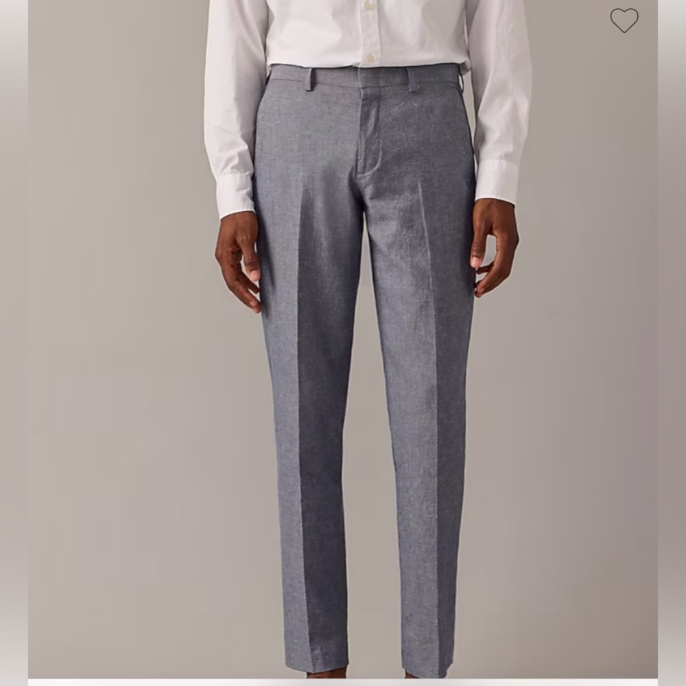J.Crew Men’s Ludlow Pant Cotton Charcoal Somelos 32X30